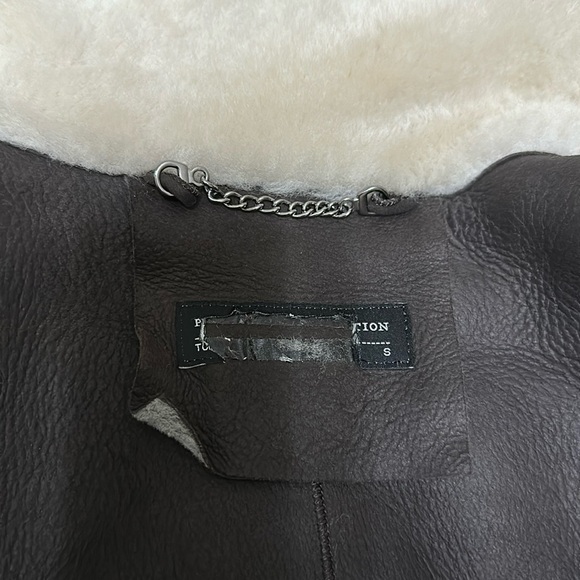 Peruvian Reversible Shearling Leather Trench NEW - NWOT - Picture 7 of 7